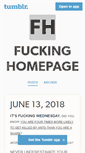 Mobile Screenshot of fuckinghomepage.com